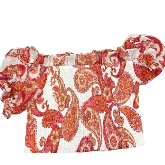 NWOT Express On/Off Shoulder Crop Top - Picture 5 of 5